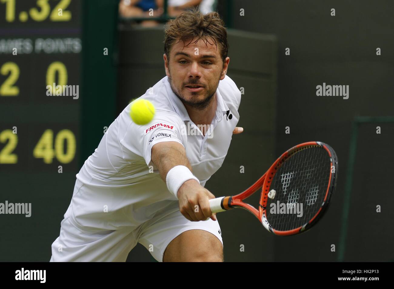 STAN WAWRINKA Svizzera SWITZERLAND All England Tennis Club Wimbledon Londra Inghilterra 03 Luglio 2015 Foto Stock