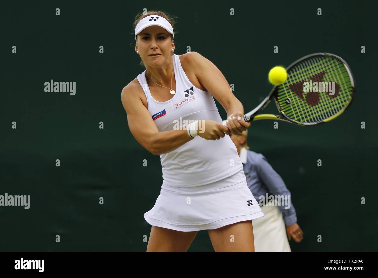 BELINDA BENCIC GIOCATORE DI TENNIS All England Tennis Club Wimbledon Londra Inghilterra 03 Luglio 2015 Foto Stock