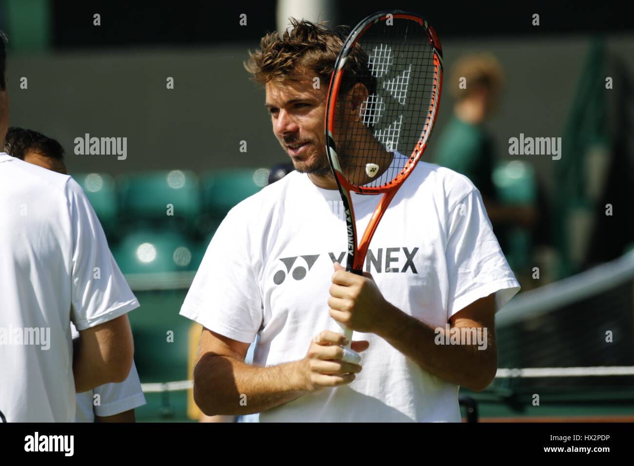 STAN WAWRINKA Svizzera All England Tennis Club Wimbledon Londra Inghilterra 03 Luglio 2015 Foto Stock