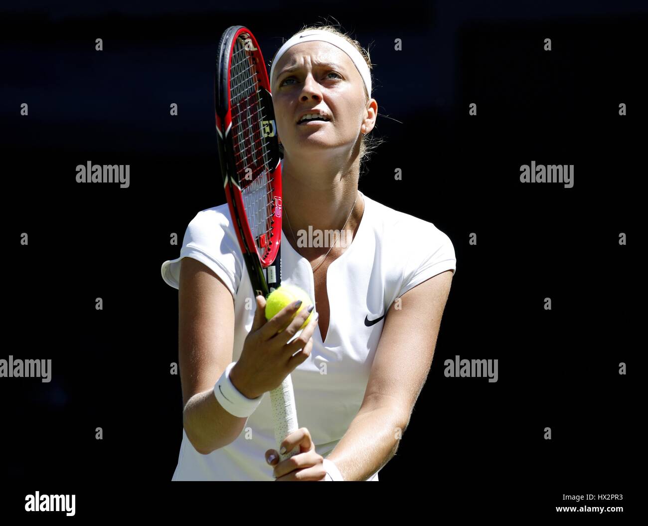 PETRA KVITOVA REPUBBLICA CECA All England Tennis Club Wimbledon Londra Inghilterra 30 Giugno 2015 Foto Stock