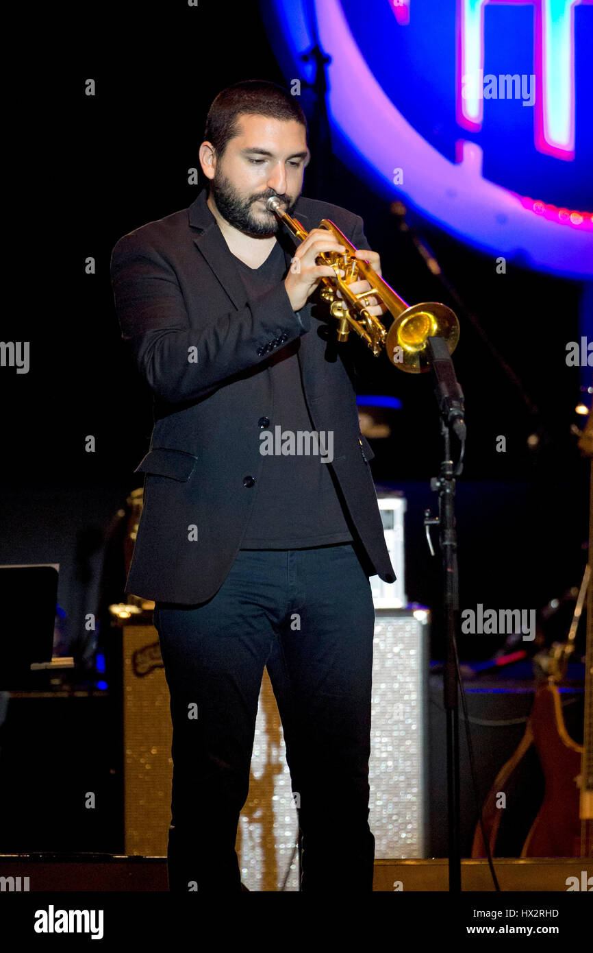 Ibrahim Maalouf a Juan Jazz Festival 2015 (2015/07/18) Foto Stock