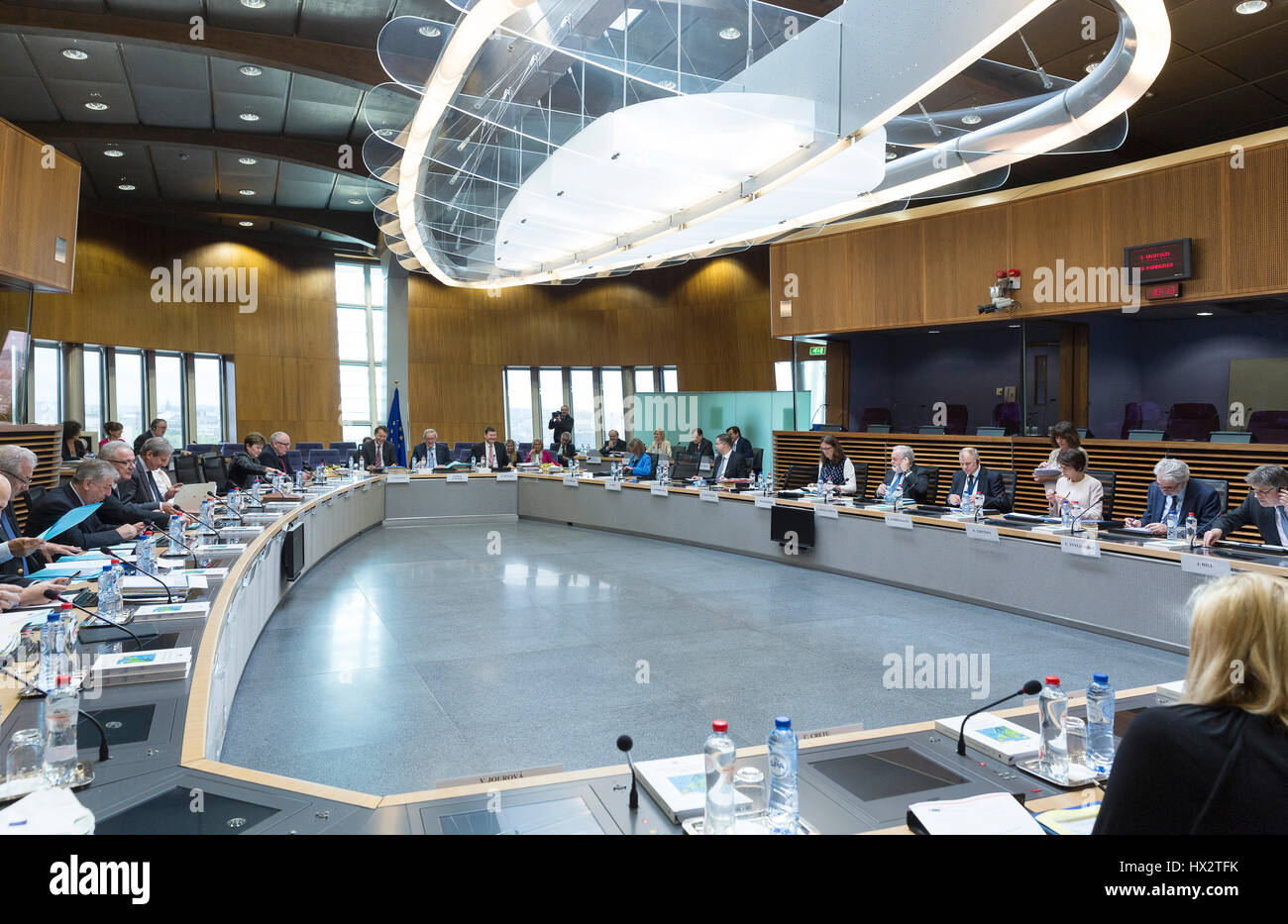Il Belgio, Bruxelles: Commissione europea incontro settimanale (2016/06/22) Foto Stock