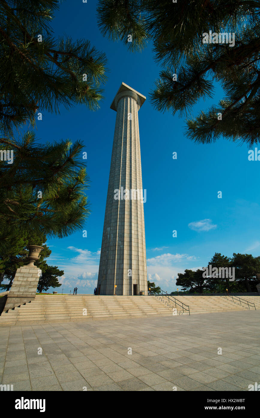 Perry monumento messo in bay Foto Stock