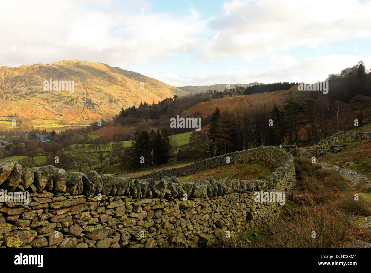 Lake District a piedi attorno a Glenridding Foto Stock