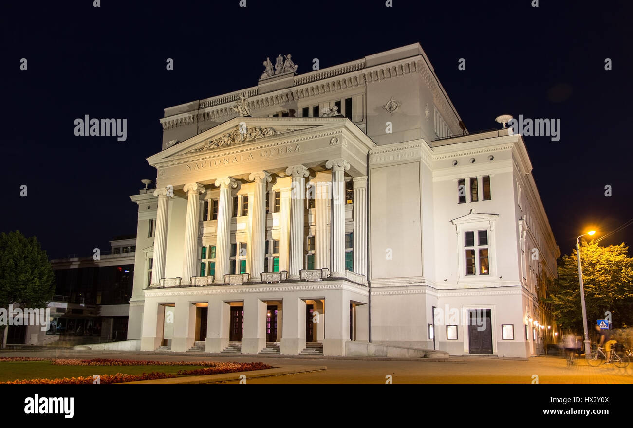 Opera Nazionale Lettone di Riga Foto Stock
