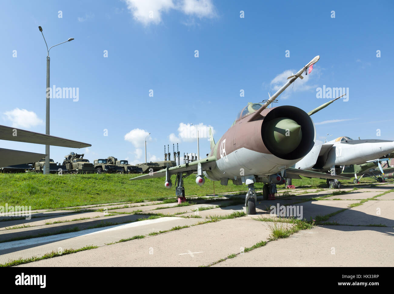Aerei ed elicotteri si prepara a volare close-up shot Foto Stock