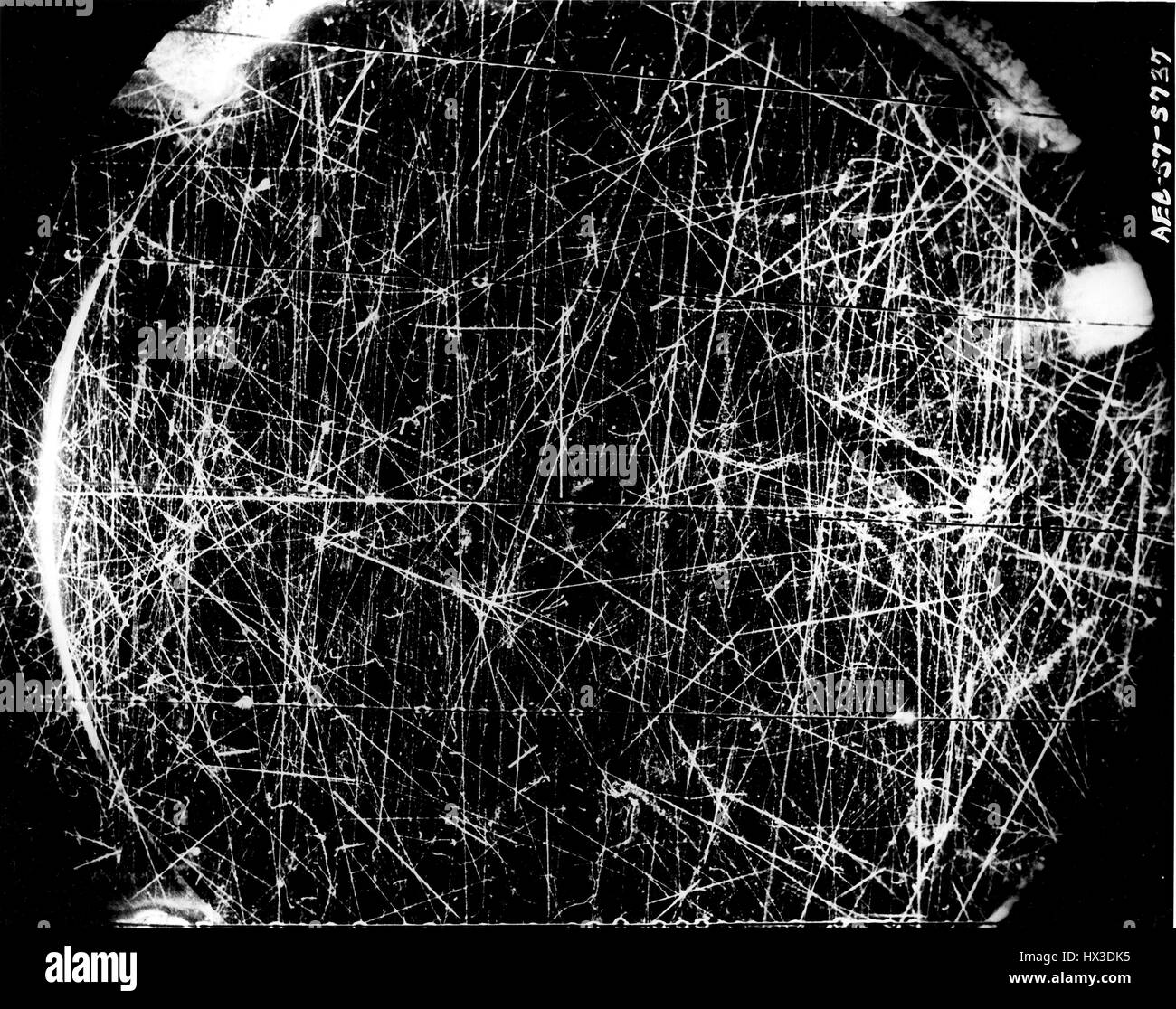 Billion-Volt particelle atomiche in Brookhaven Cosmotron, Brookhaven, New York, 1957. Immagine cortesia del Dipartimento Americano di Energia. Foto Stock