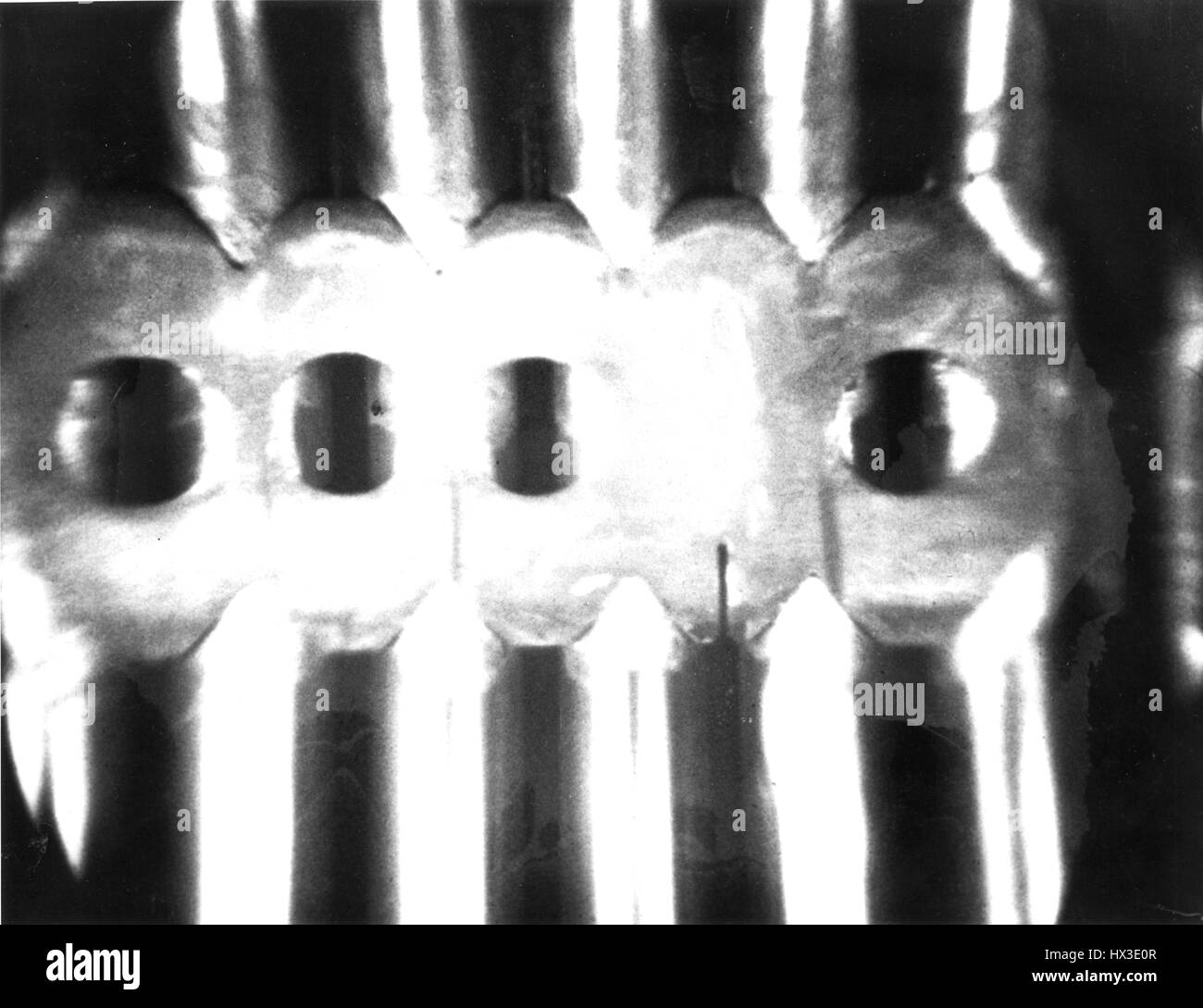 Struttura in metallo, 1970. Immagine cortesia del Dipartimento Americano di Energia. Foto Stock