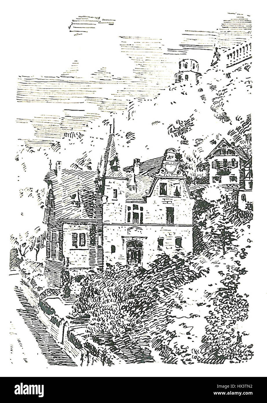 Heidelberg Guestphalia Haus Foto Stock