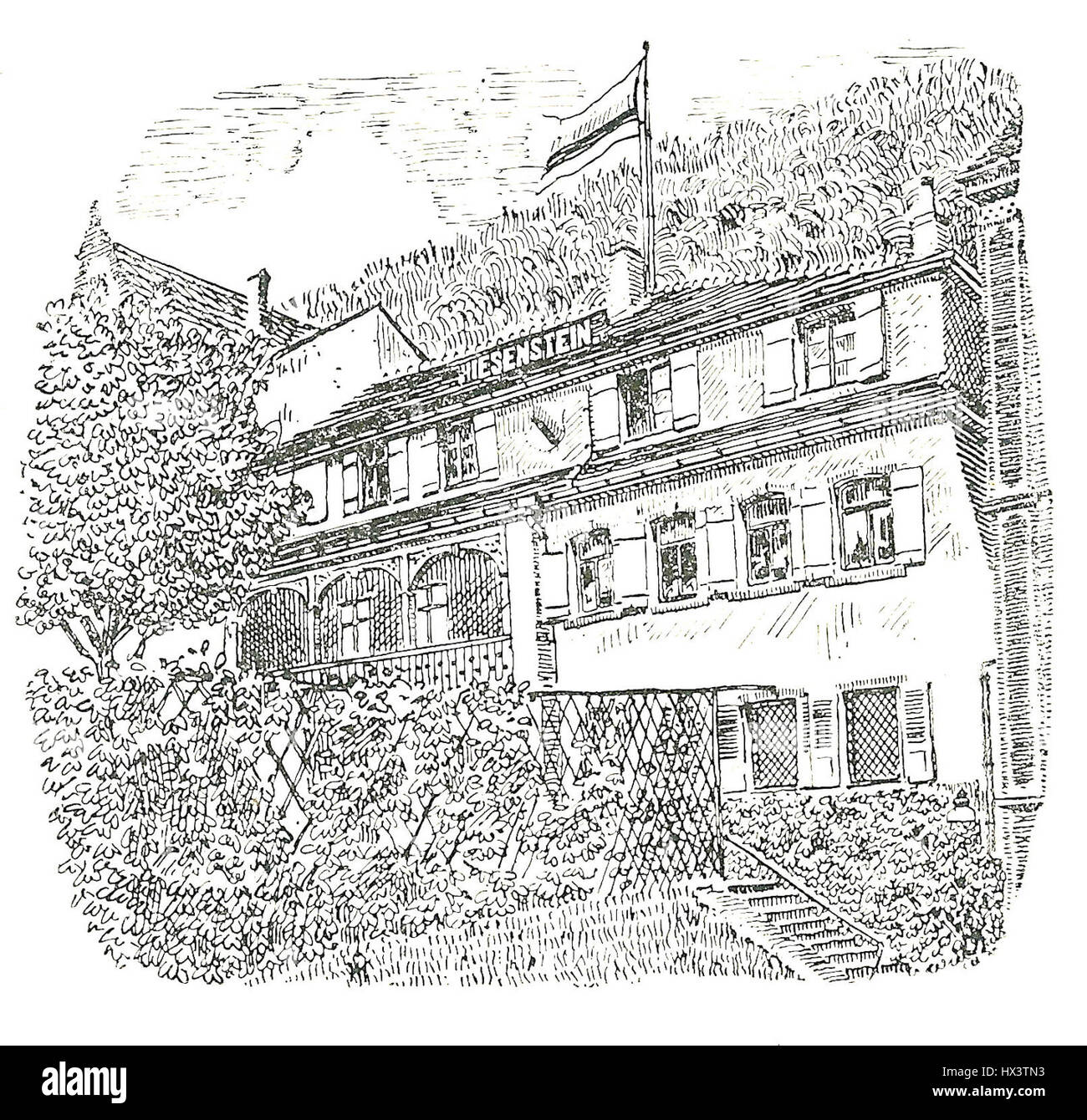 Heidelberg Saxo Borussia Haus Foto Stock