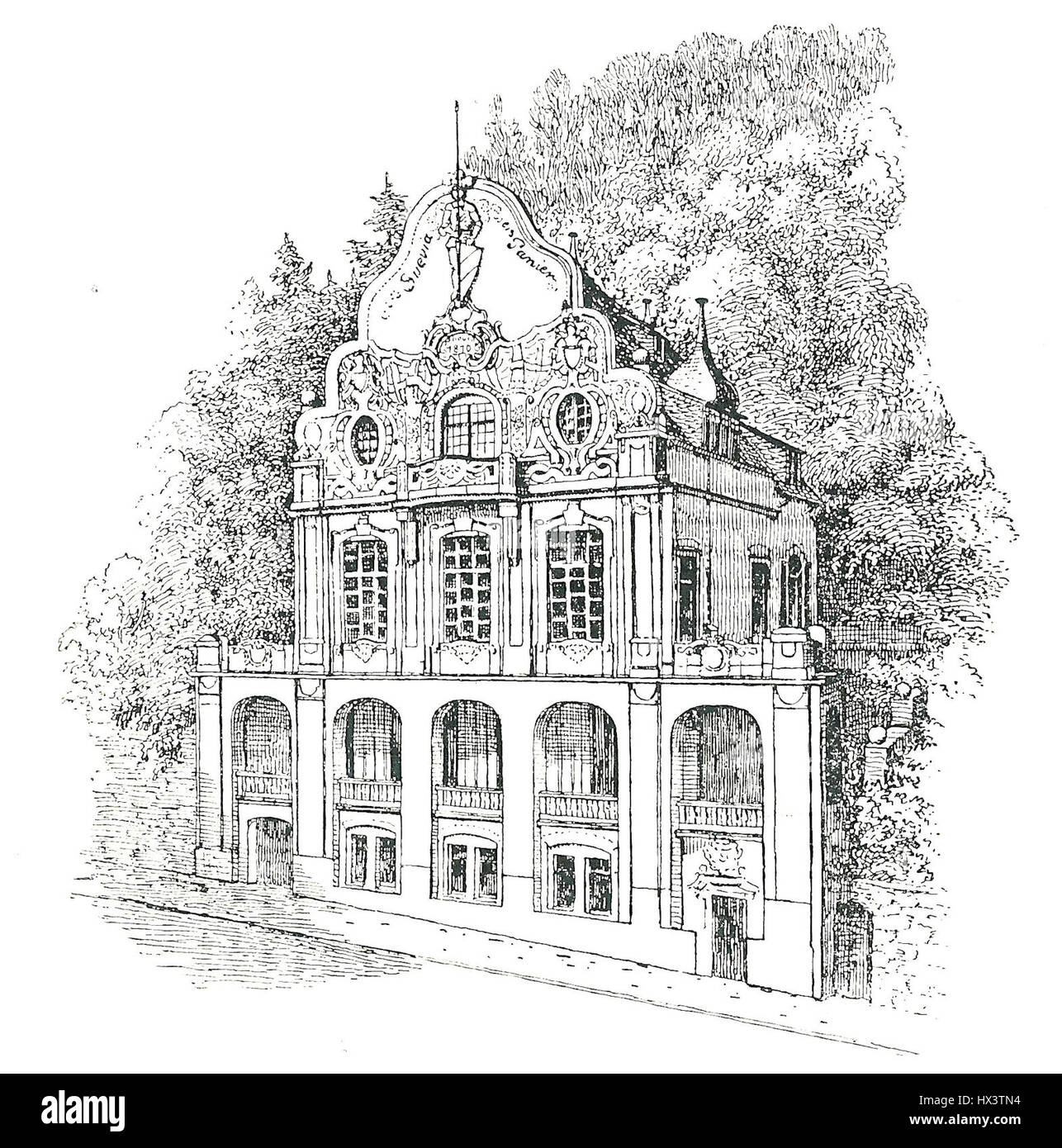 Heidelberg Suevia Haus Foto Stock