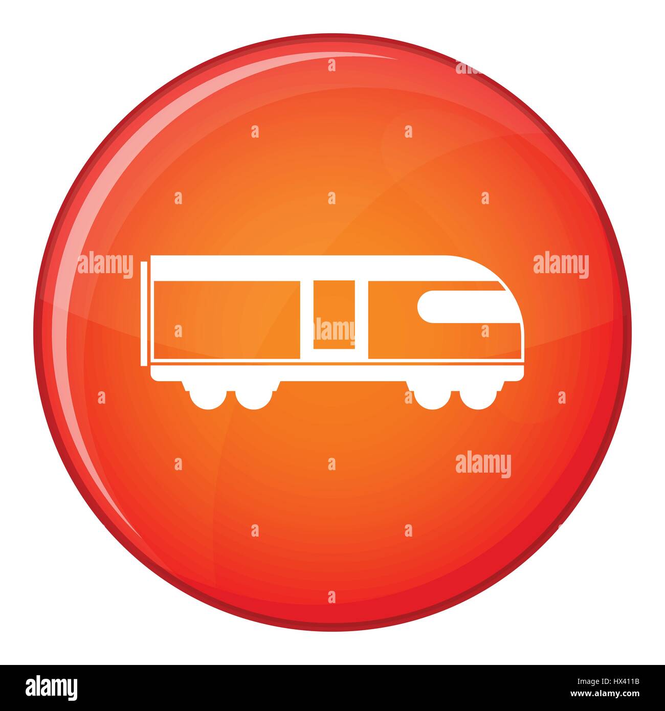 Swiss treno di montagna di icona di stile di Piana Illustrazione Vettoriale