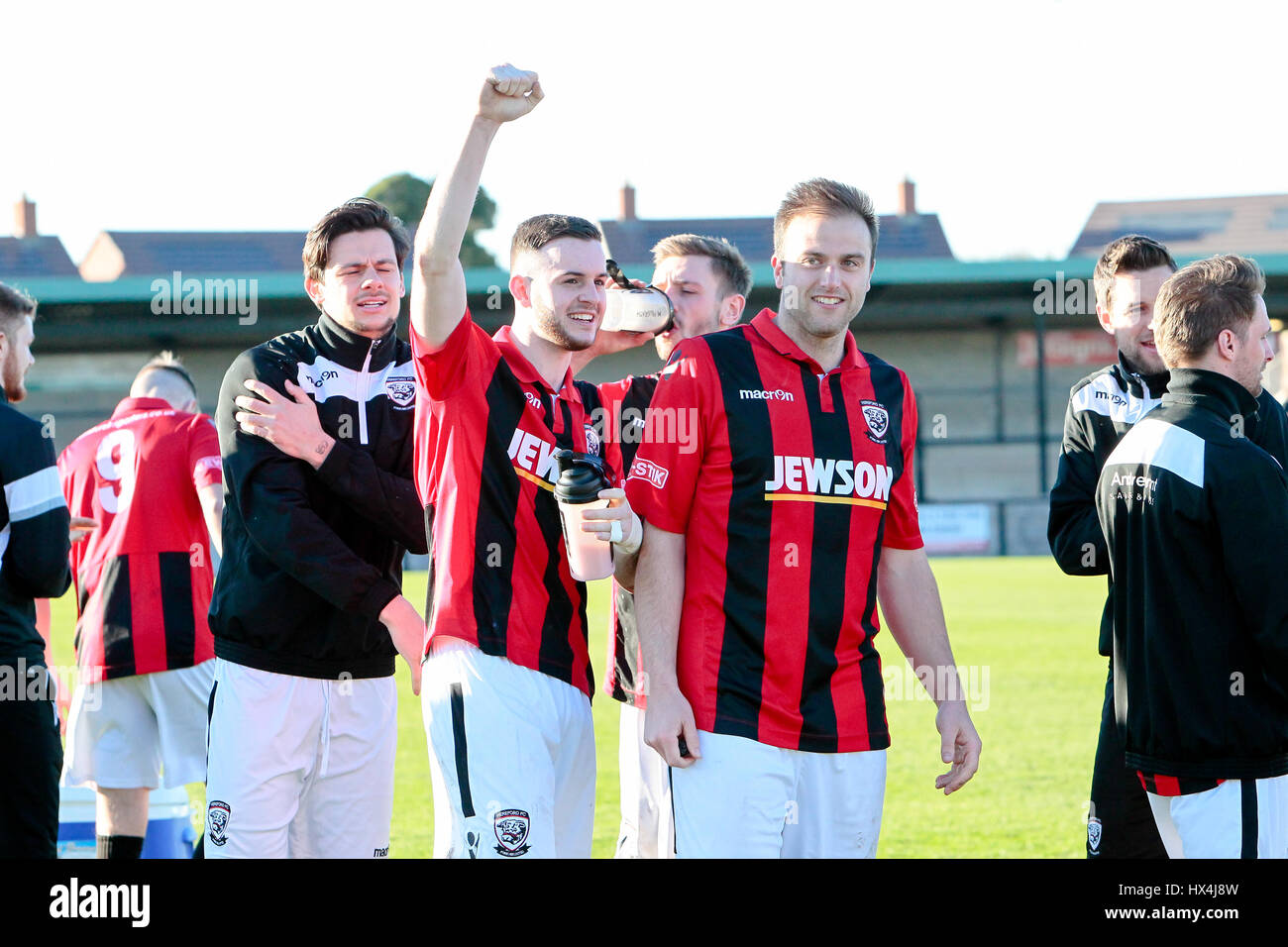 L'Hereford FC vince la Southern Leagie Division Foto Stock