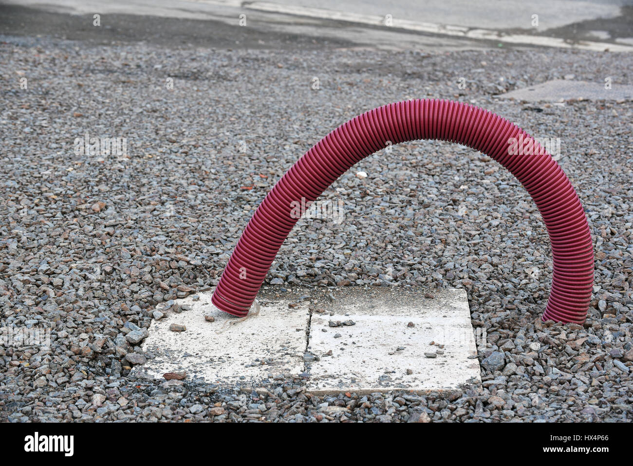 Tubo flessibile in PVC Foto Stock