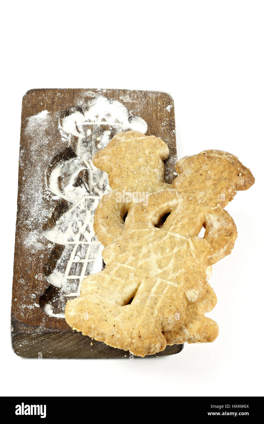 In casa speculoos isolati su sfondo bianco Foto Stock