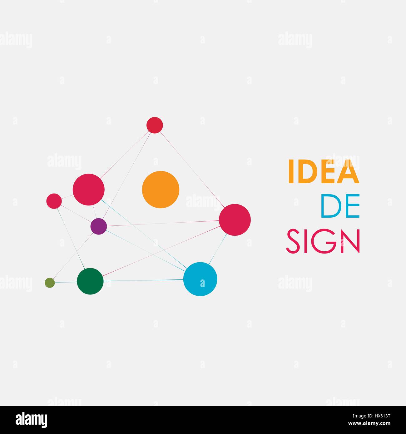 Collegamento geometrico dello sfondo. Molecola di comunicazione e immagine Illustrazione Vettoriale