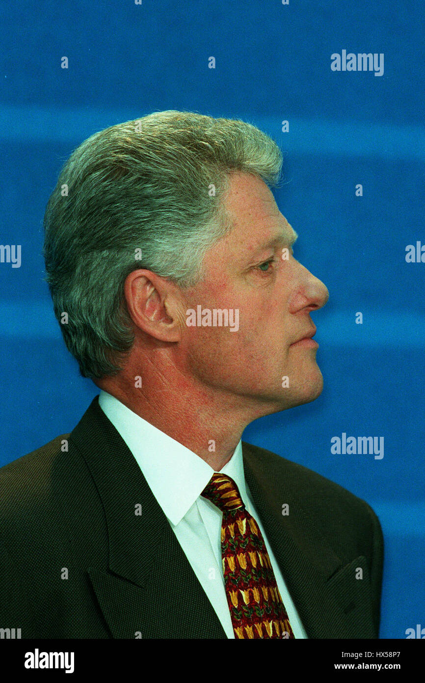 BILL CLINTON presidente degli U.S.A. Il 20 maggio 1998 Foto Stock