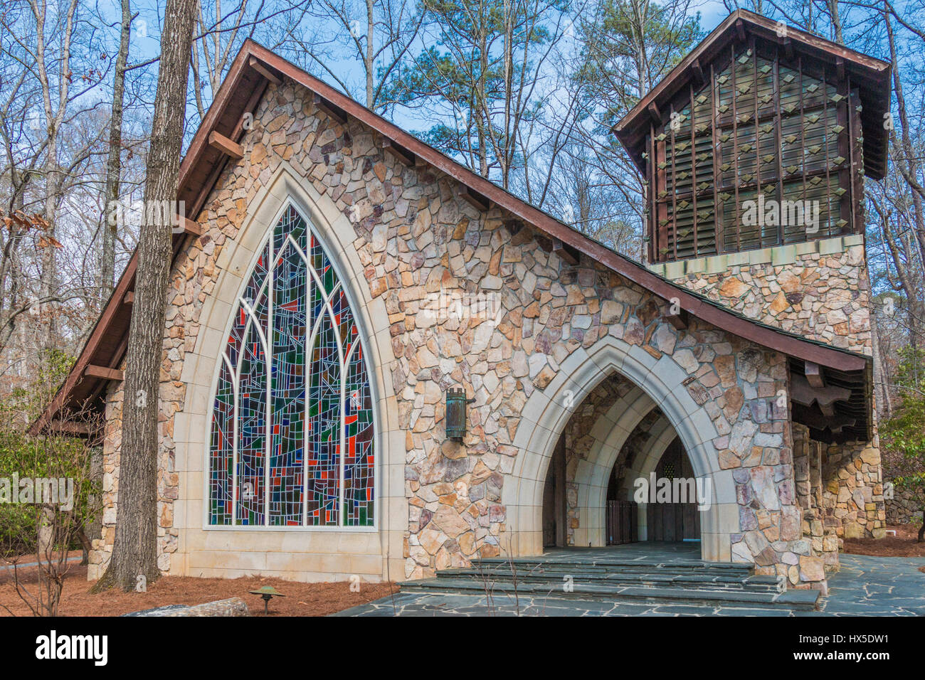 Ida Cason Callaway Memorial Chapel in Callaway Gardens, Georgia. Foto Stock