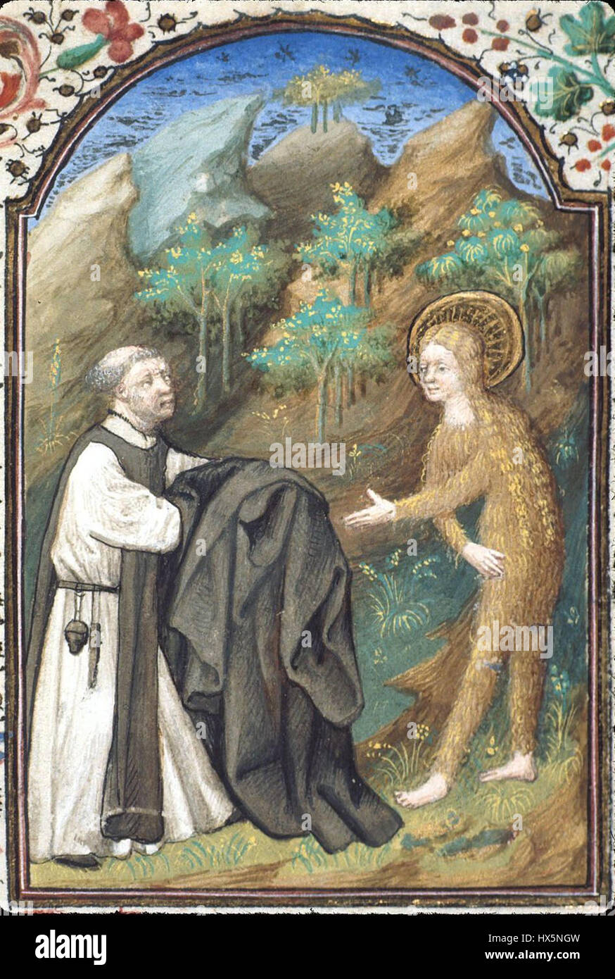 Maria di Egitto British library Foto Stock