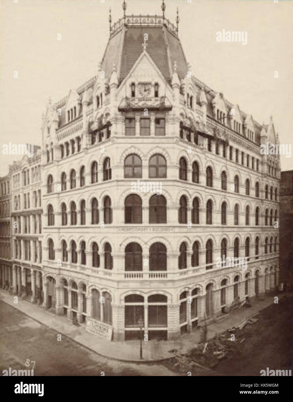 Edificio di Montgomery ca1890s Boston Foto Stock