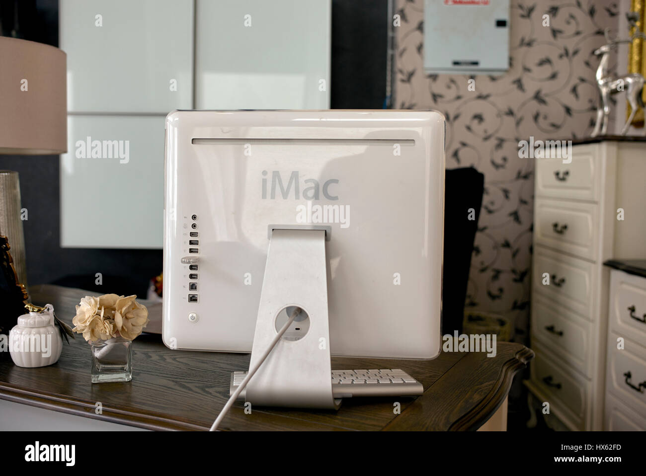 Computer Apple iMac vintage. 2006-2007 17' Foto Stock