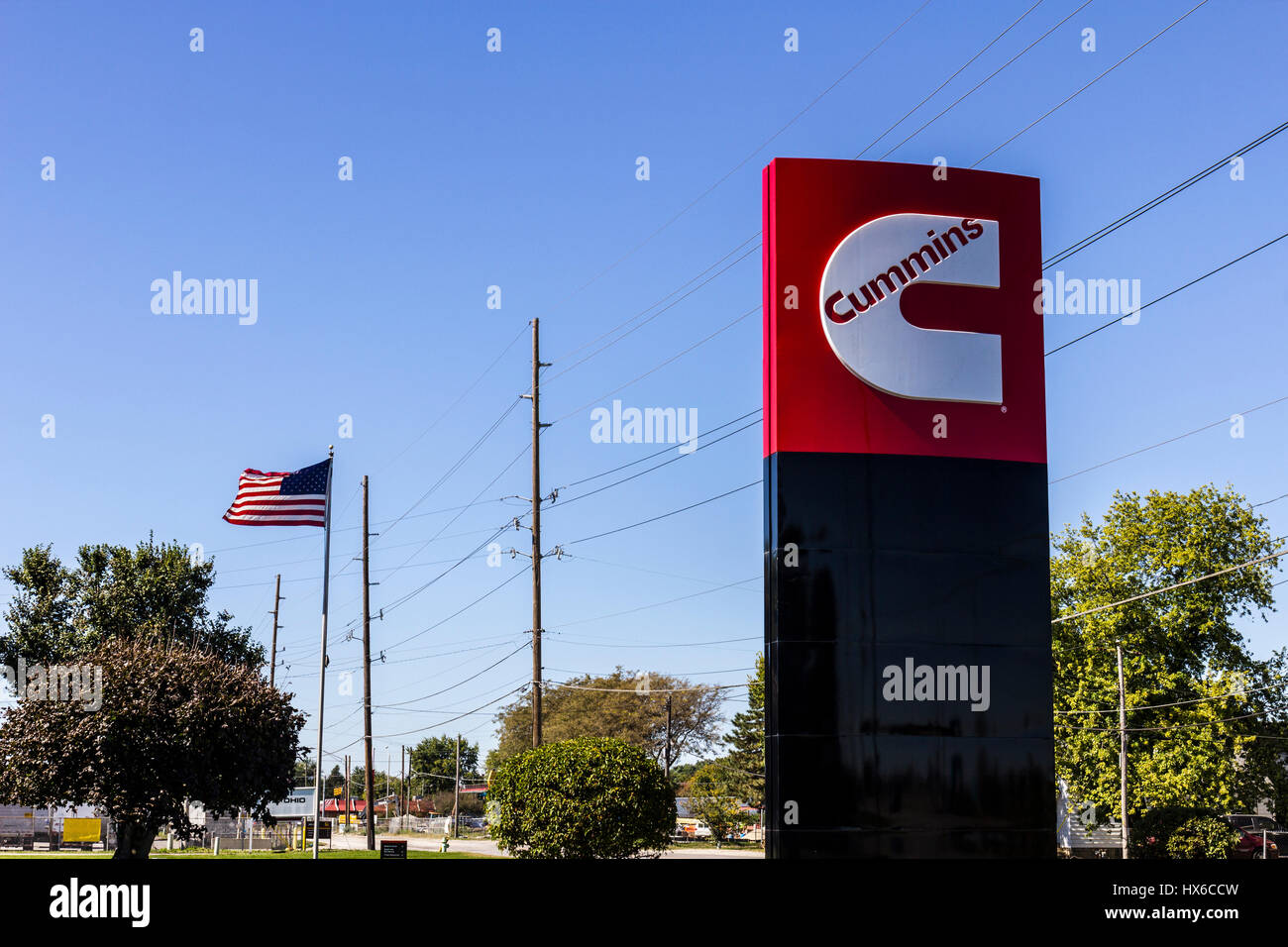 Indianapolis - Circa Ottobre 2016: Cummins Inc. è un produttore di motori e di impianti per la generazione di energia elettrica IV Foto Stock
