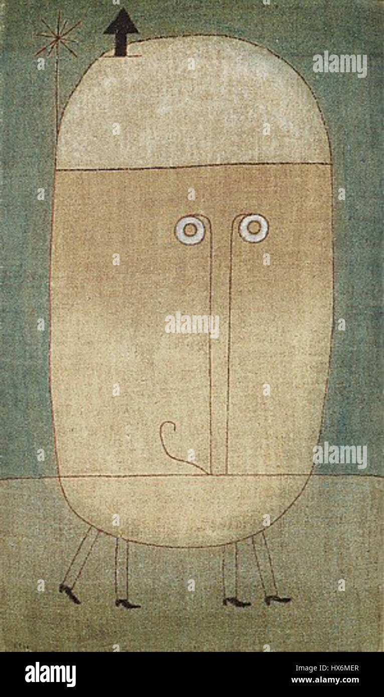 Paul Klee maschera della paura Foto stock - Alamy