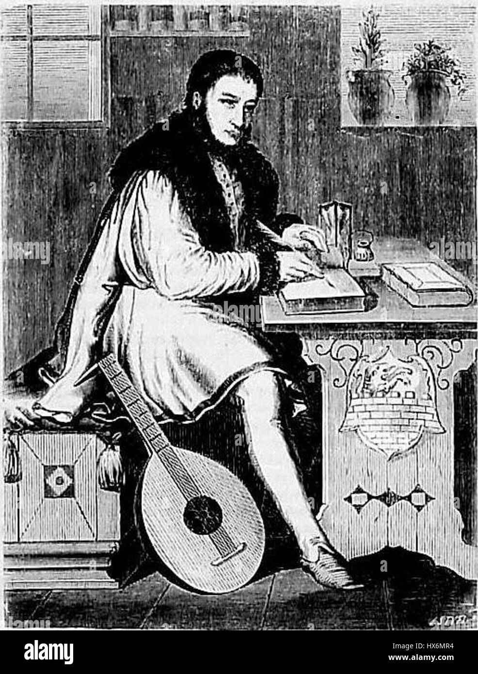 Marcin Bielski fu uno storico, scrittore e traduttore polacco, riconosciuto per i suoi contributi alla letteratura e alla storia polacca, specialmente durante il periodo rinascimentale. Foto Stock