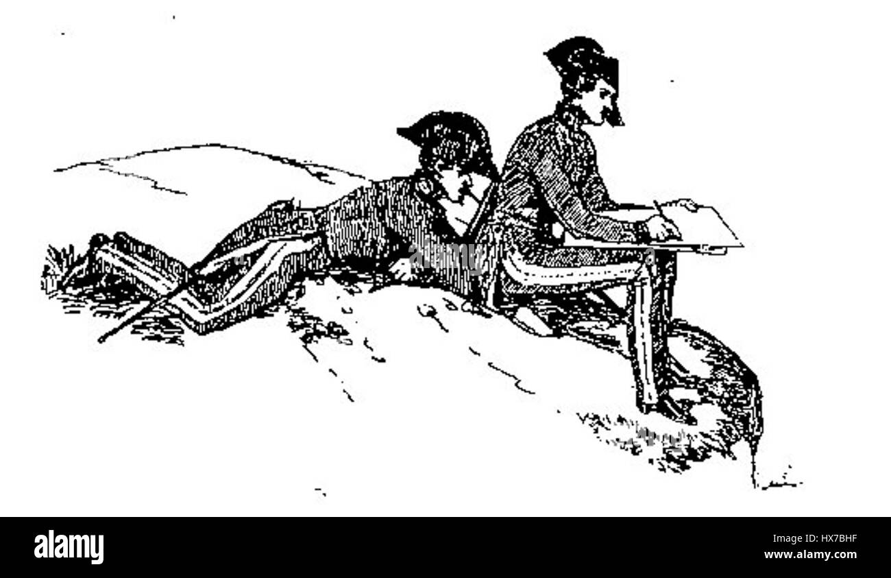 Questa illustrazione del 1870 raffigura l'evoluzione delle uniformi presso la prestigiosa École Polytechnique, evidenziando i cambiamenti nell'abbigliamento militare e accademico durante la fine del XIX secolo. Foto Stock