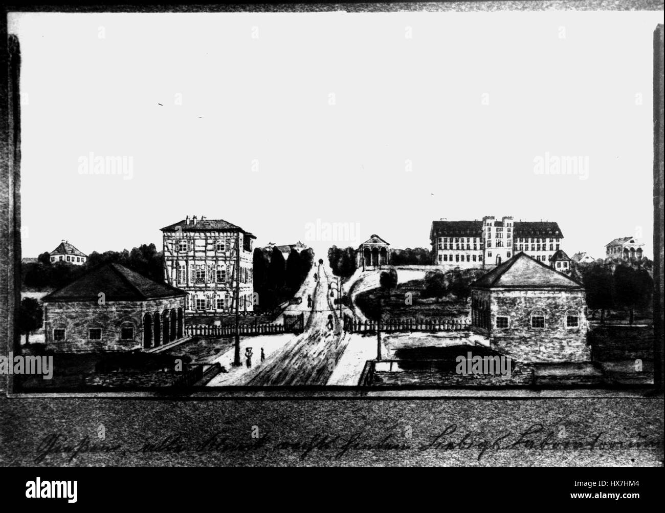 Questa mappa del XIX secolo di Seltersberg a Gießen fornisce informazioni geografiche dettagliate sulla zona. Riflette la precisione e le tecniche cartografiche utilizzate nella mappatura durante quel periodo di tempo, mostrando il terreno e i confini della regione. Foto Stock