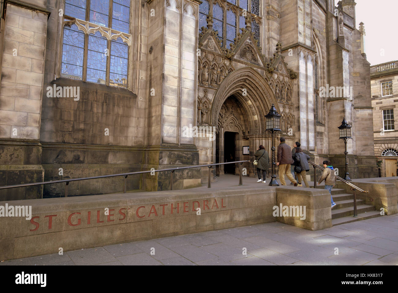 La Cattedrale di St Giles Edinburgh Foto Stock