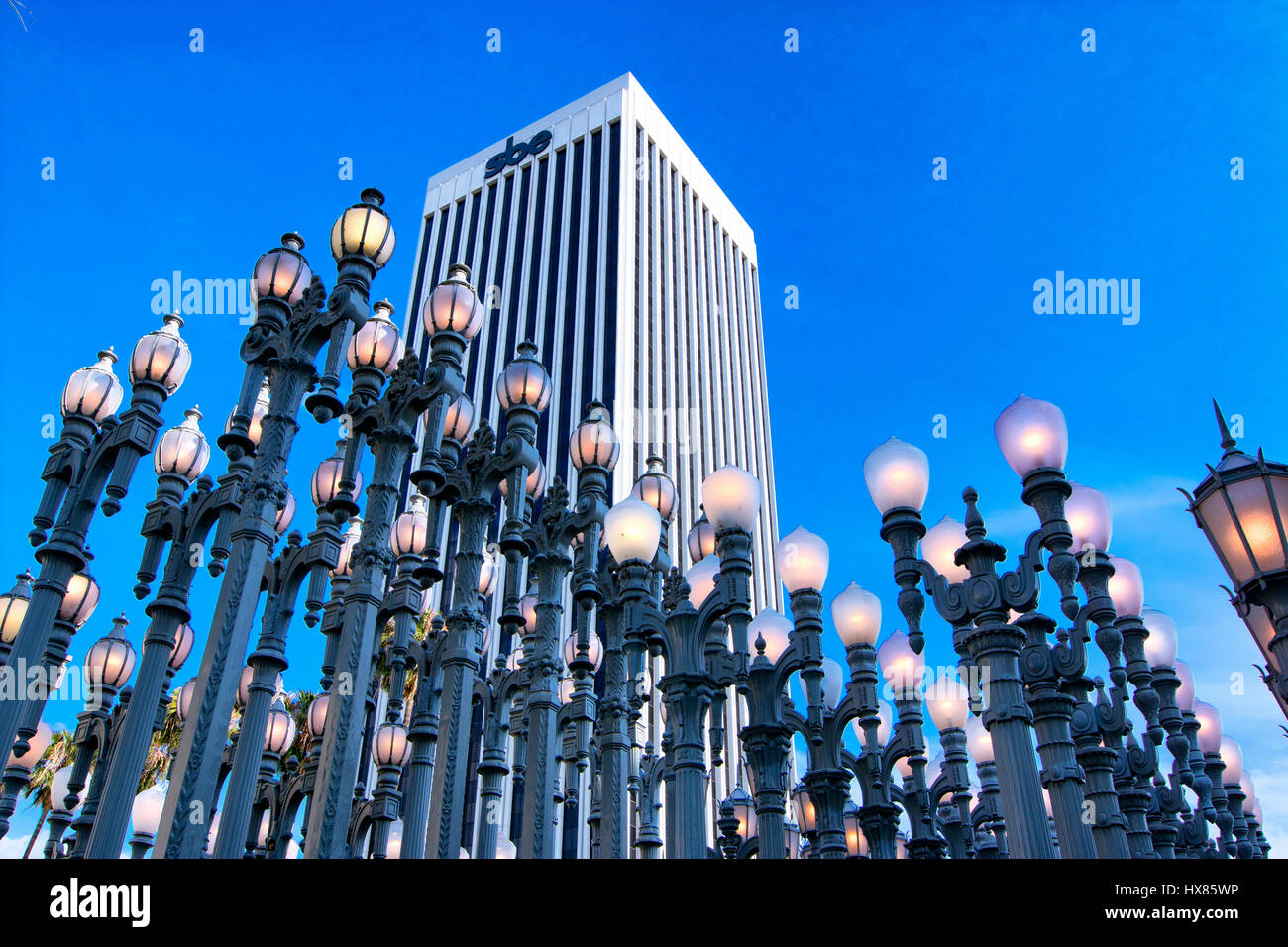 Arte moderna di Los Angeles museum Foto Stock