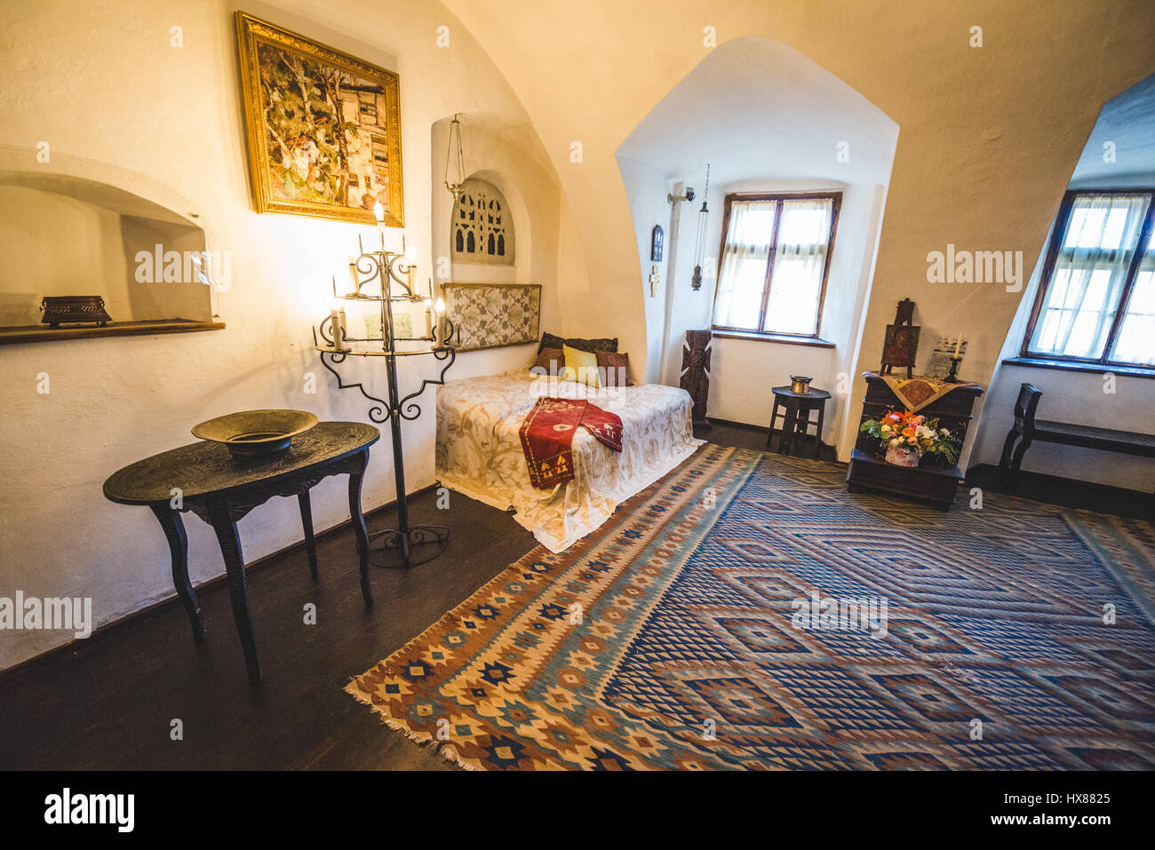 Marzo 2017: Il rumeno Castello di Bran foto: Cronos/Alessandro Bosio Foto Stock