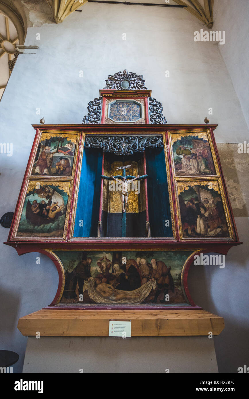 Marzo 2017: La città romena di Sighisoara foto: Cronos/Alessandro Bosio Foto Stock