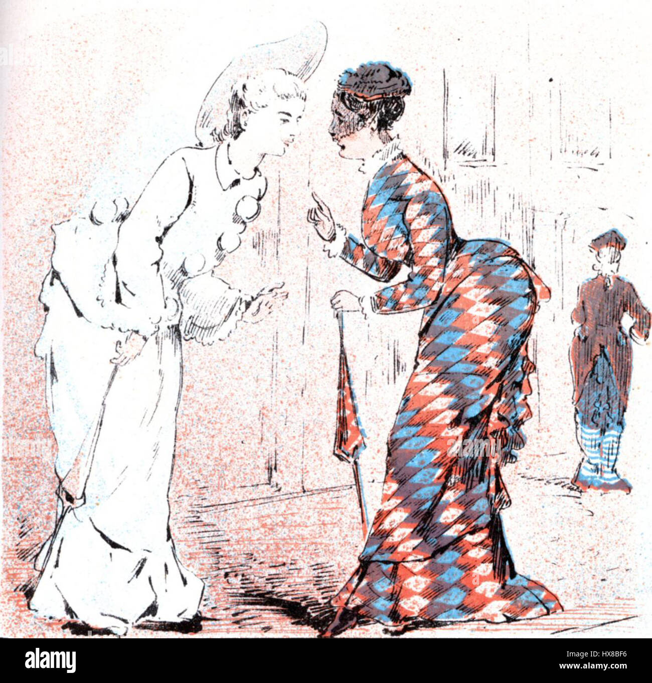 Questa immagine dell'edizione di luglio 1876 della rivista Punch presenta un cartone animato satirico che riflette l'umorismo e il commento politico dell'era vittoriana, offrendo una visione dell'opinione pubblica e delle questioni sociali dell'epoca. Foto Stock