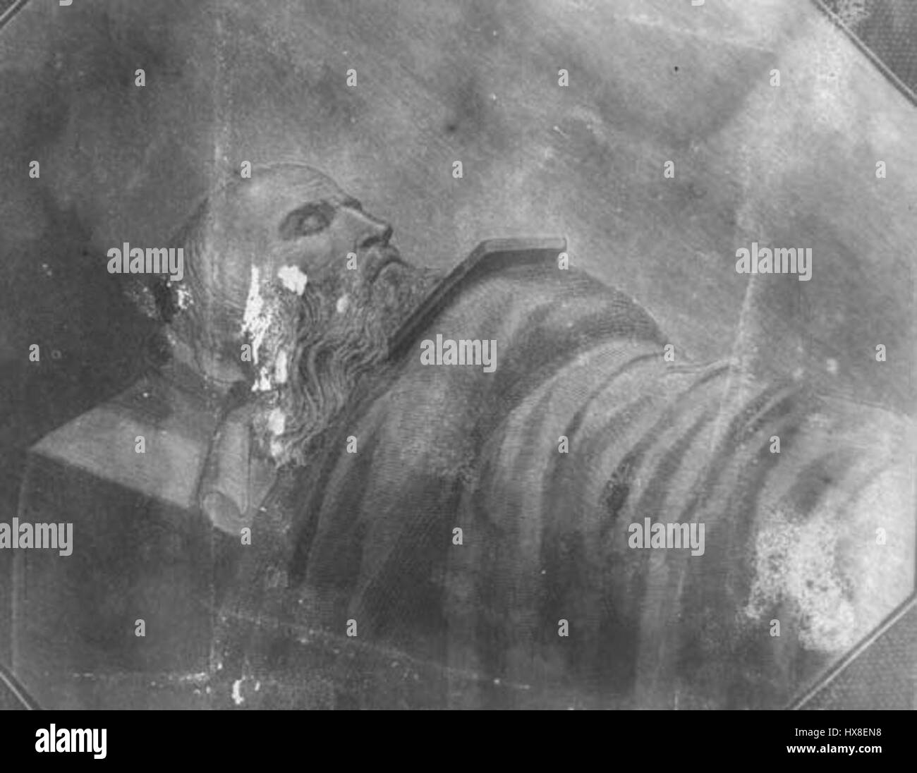 Il morto Feodor Kuzmich si riferisce a un'immagine o rappresentazione legata alla morte di una figura storica russa. Feodor Kuzmich era un uomo che avrebbe vissuto come monaco dopo la sua presunta morte, suscitando interesse e leggenda sulla sua identità. Foto Stock