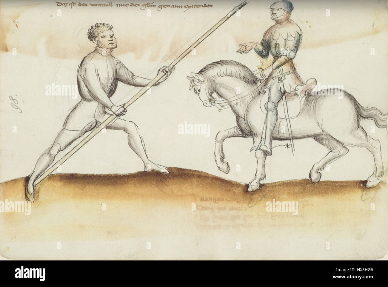 Una pagina di manoscritto etichettata MS. XI.17 3 49v, probabilmente contenente testo medievale, contenuti religiosi o filosofici, scritti in latino o una prima scrittura europea. La pagina può contenere lettere illuminate o bordi decorativi tipici dei manoscritti del periodo medievale, utilizzati per scopi religiosi o accademici. Foto Stock