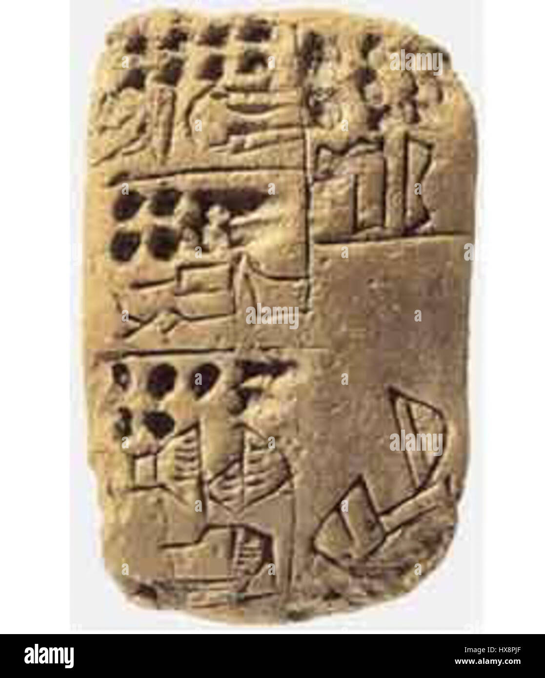 Tapputi Belatekallim tablet mesopotamiche 1200 e.v. Foto Stock