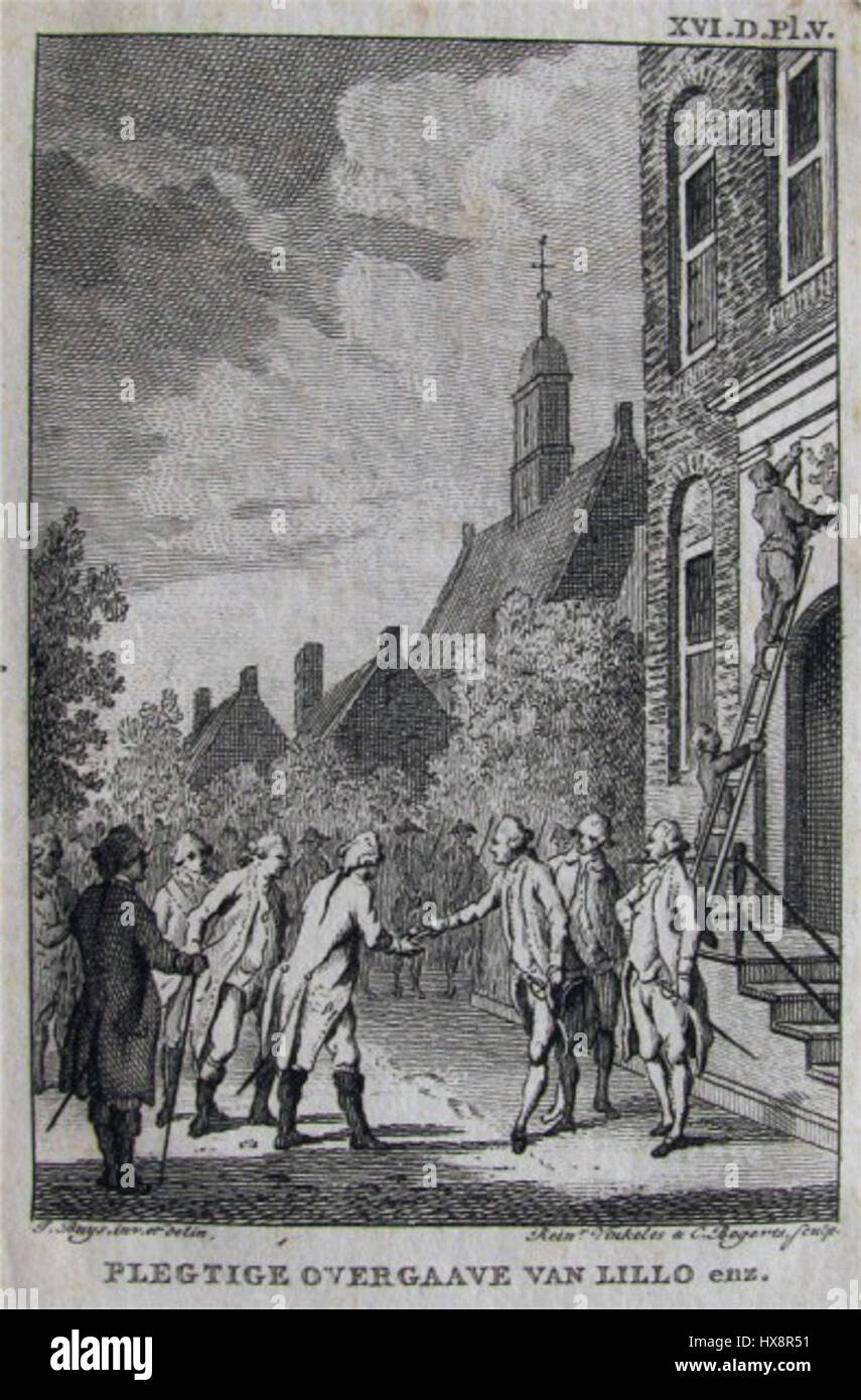 Plegtige overgaave van Lillo enz Foto Stock