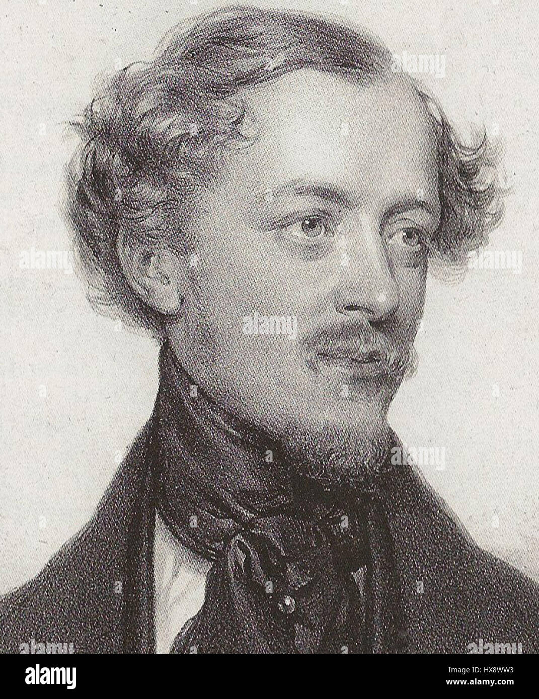 *Georgio Ronconi* era un baritono italiano rinomato per le sue capacità vocali. I suoi contributi all'opera, in particolare durante il XIX secolo, lo resero una figura influente nel mondo della musica classica. Foto Stock