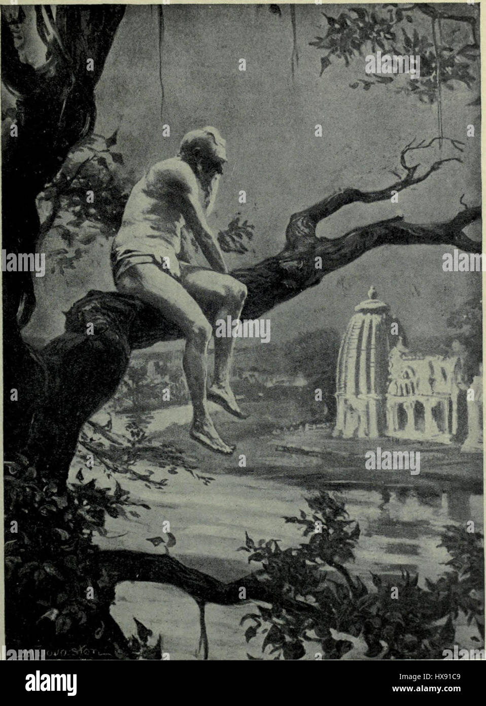 Alla fine del lungo e prospetto regnare Foto Stock