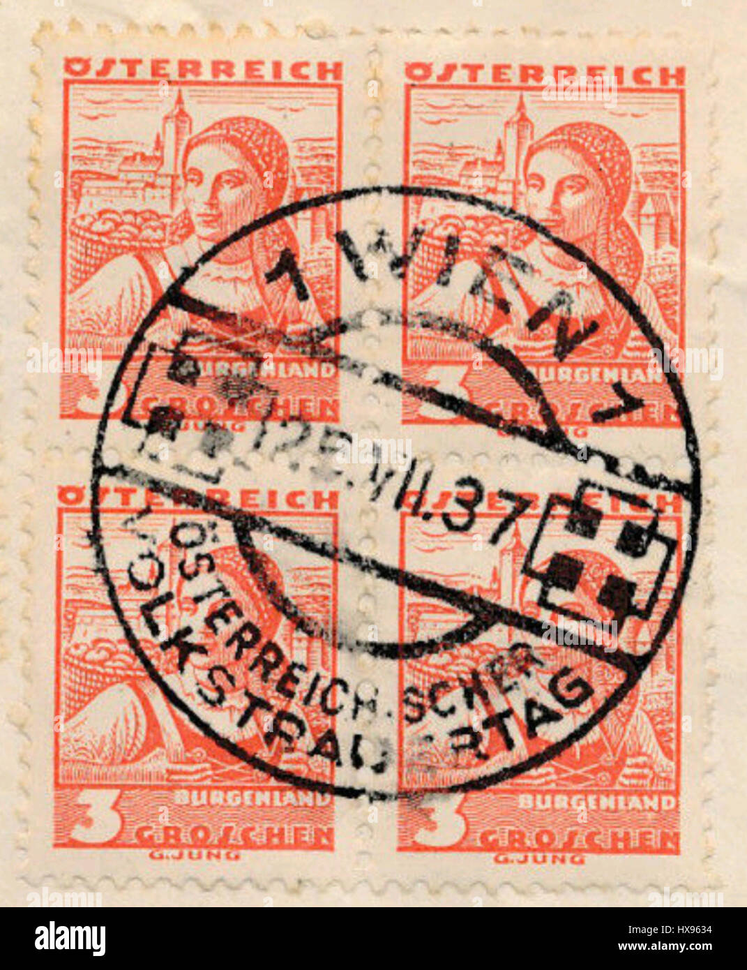 C396sterreich Volkstrauertag 3g 25071937 2 Foto Stock