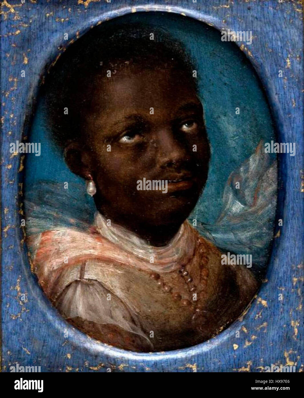 Un dipinto di Karel van Mander III, un artista olandese. Foto Stock