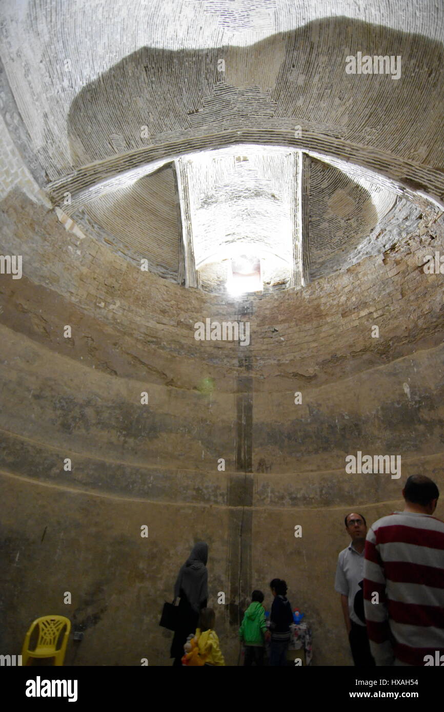 Noushabad e antiche città sotterranea, Aran va Bidol, Kashan, Esfahan, Iran, 23 marzo 2017, è considerato uno dei capolavori di antiche archit Foto Stock