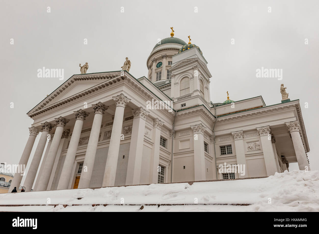Nella cattedrale luterana di Helsinki Foto Stock