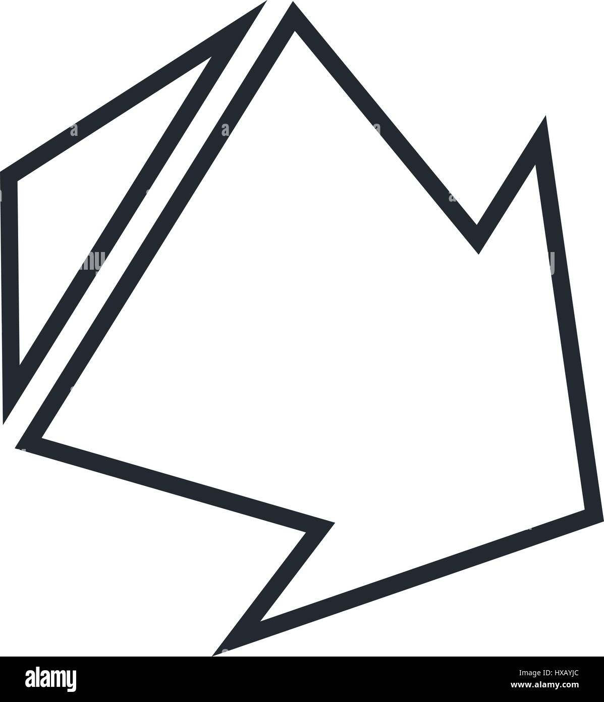 Le frecce icona stile lineare. Vettore di elementi di design EPS8 Illustrazione Vettoriale