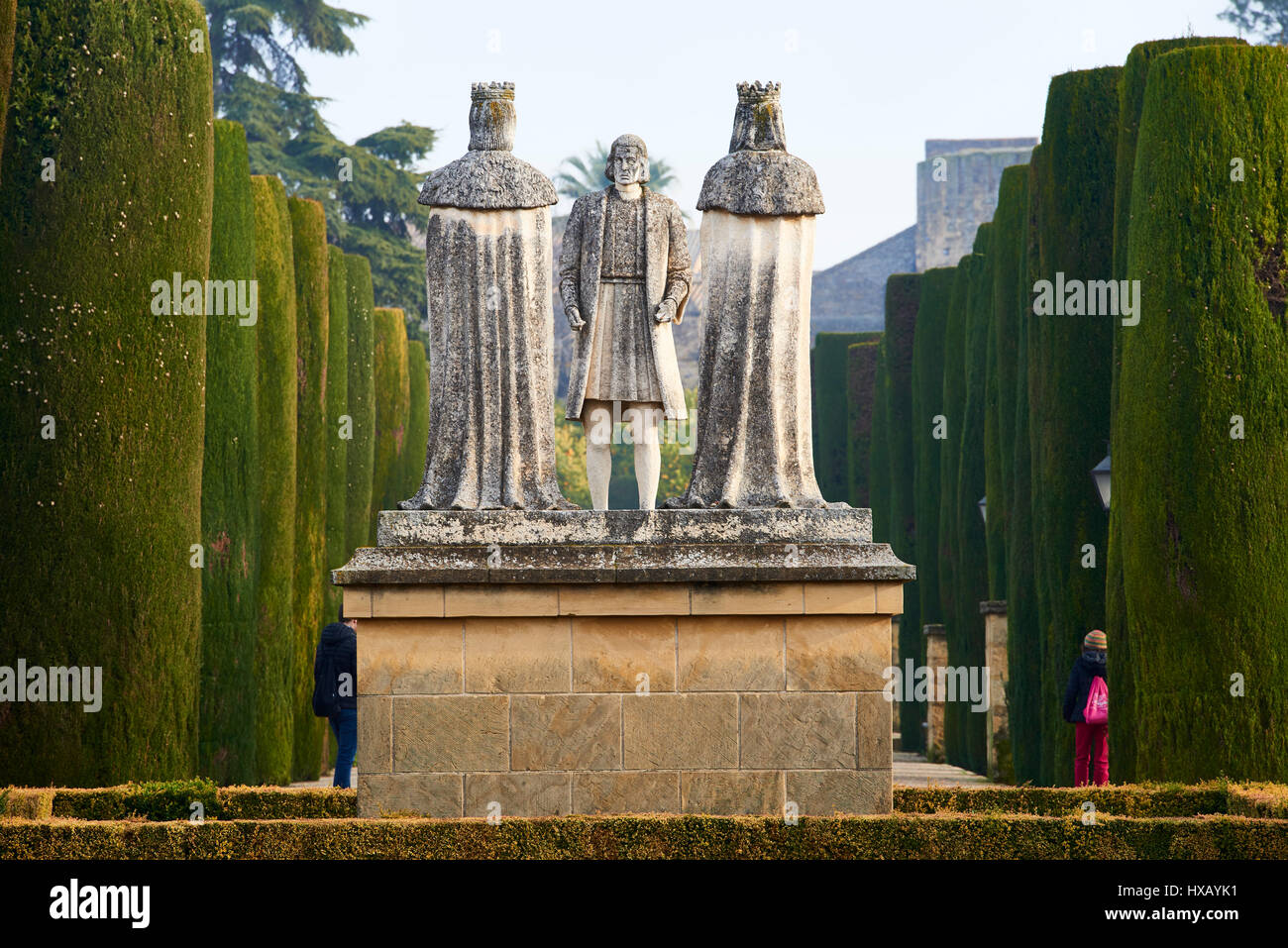 Alcazar dei Re Cattolici, Córdoba, Andalusia, Spagna, Europa Foto Stock