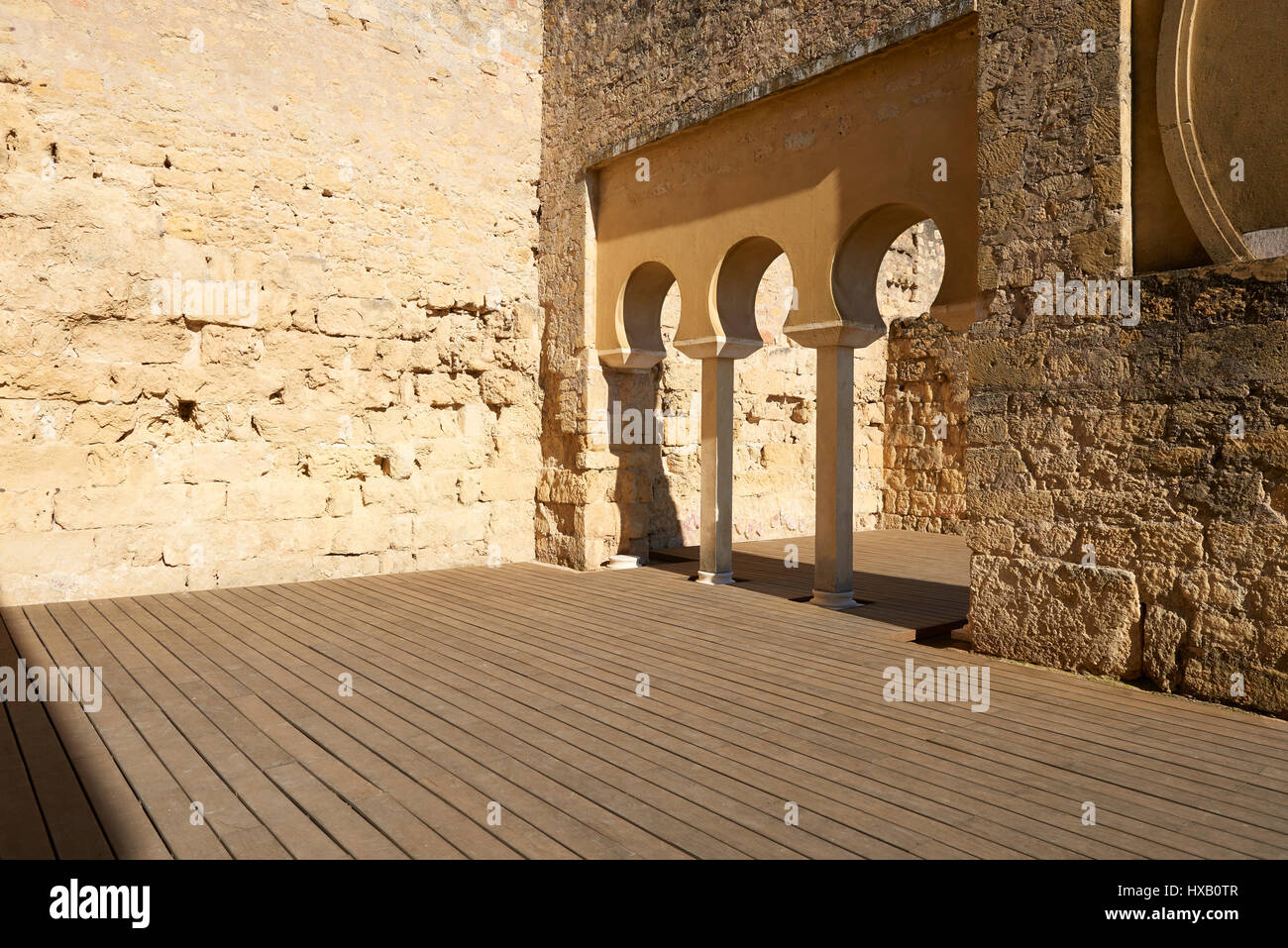 Il Medina Azahara (Medinat al-Zahra)(Abderramán III (Abd al-Rahman III, al-Nasir)), residence l'andaluso Calif, Provincia Cordoba, Andalusia, Spagna Foto Stock