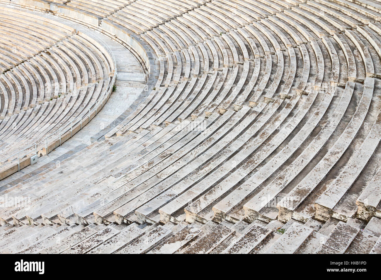 Vista parziale di Stadio Panateneico o Kallimarmaro come è anche noto, ad Atene, in Grecia. Foto Stock