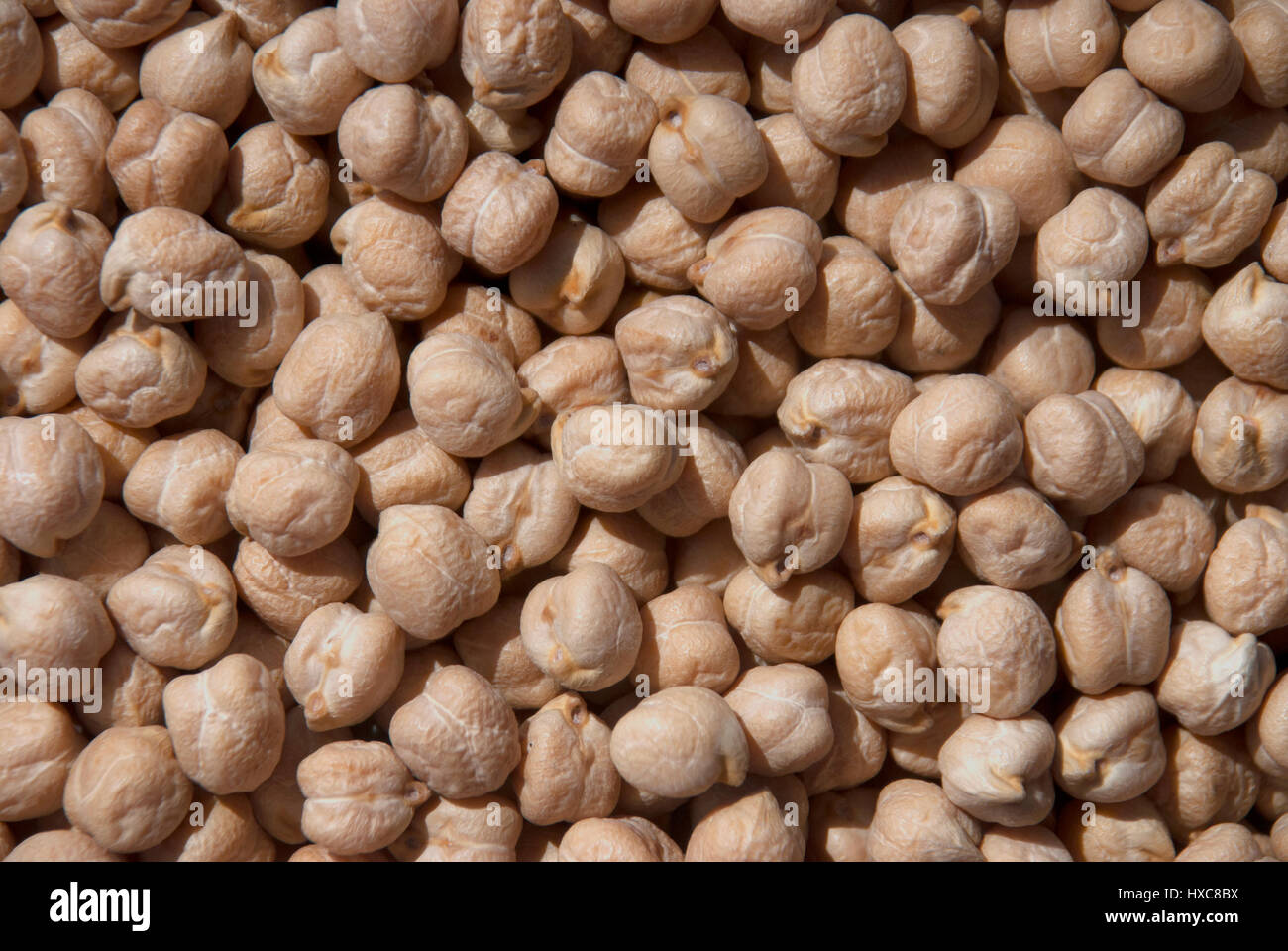 I ceci per gli sfondi texture industria alimentare Foto Stock